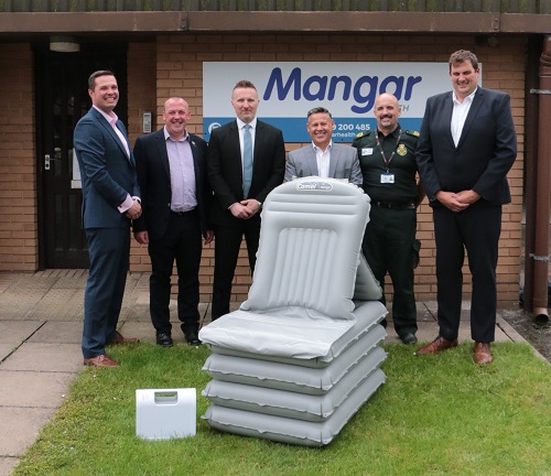 Mangar Health Welcomes the Welsh Ambulance Service to their Manufacturing Facility in Wales