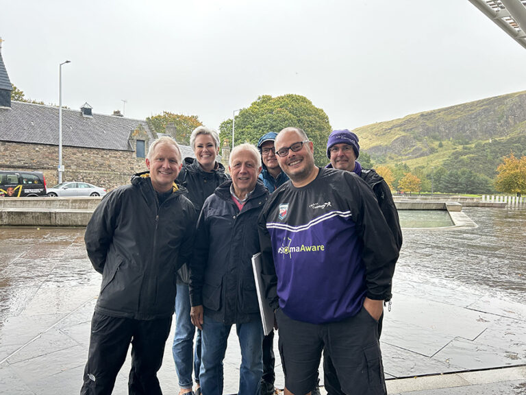 Scottish Stoma Forum kicks off first dedicated stoma awareness day in Holyrood by walking up Arthur’s Seat alongside individuals living with a stoma