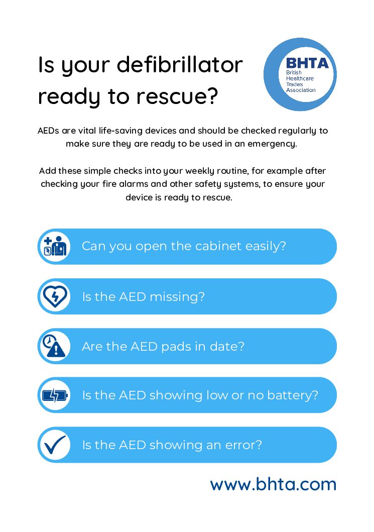 Is your defibrillator ready to rescue?