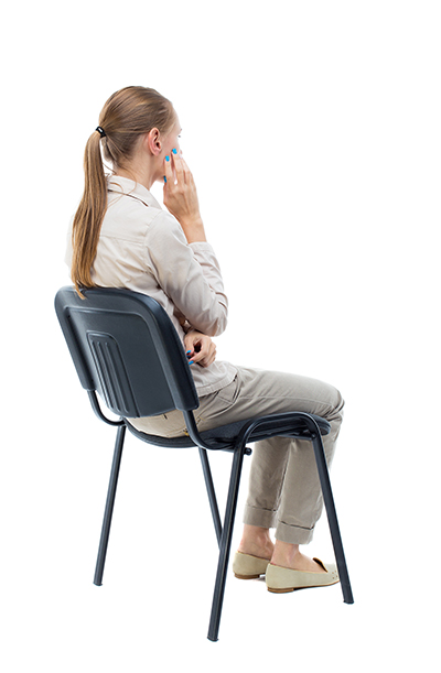 Seated posture image