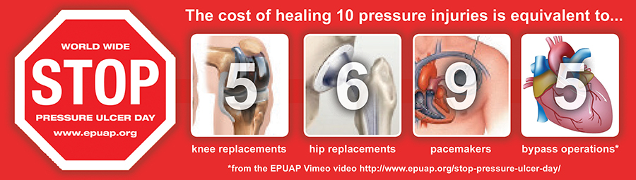 STOP the pressure ulcer campaign graphic