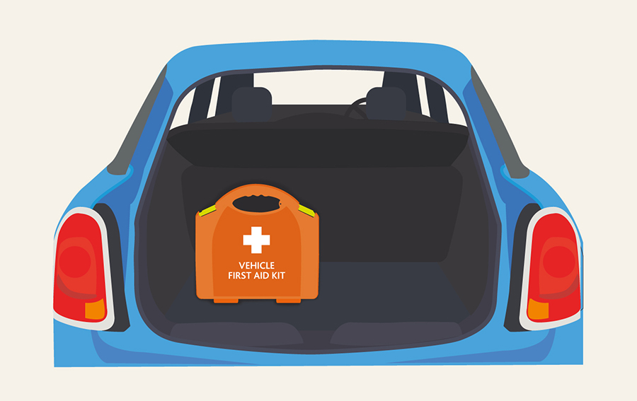 Vehicle first aid kit image